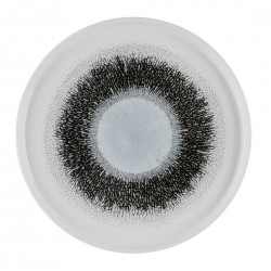 Churchill Studio Prints Fusion Black Bord met Opstaande Rand 25,9 cm - Set van 6