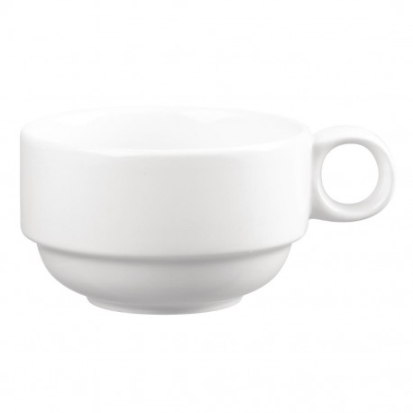 Churchill White Stapelbaar Kopje 284ml – Porselein, Wit (12 stuks)