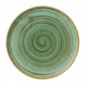 Churchill Stonecast Samphire Green Bord met Opstaande Rand 25,9 cm – Voordeelset van 6 stuks