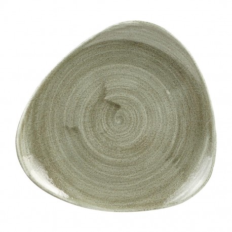 Churchill Stonecast Patina Burnished Green Lotus Bord 19,7cm – Porselein Groen (12 stuks)