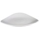 Churchill Lotus driehoekige borden 266 mm (12 stuks) – wit porselein