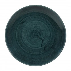 Churchill Stonecast Patina Rustic Teal Coupe Bord 22cm – Set van 12