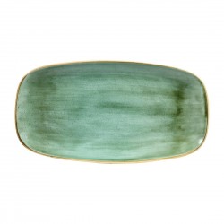 Churchill Stonecast Samphire Green Chefs Ovaal Bord 35,2 x 18,7 cm (6 stuks)
