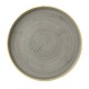 Churchill Stonecast Grey Bord Met Opstaande Rand 22cm - Set van 6