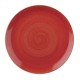 Churchill Stonecast Berry Red Evolve Coupe Bord 32,4 cm – Set van 6