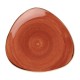 Churchill Stonecast Spiced Orange Lotus Bord – Set van 12 – Ø 20,3 cm