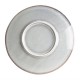 Olympia Drift Grijze Coupe Borden met Reliëf, 180mm - Set van 6