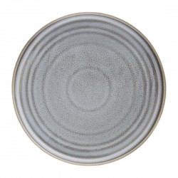 Olympia Cavolo Platte Ronde Borden 27cm Grijs (4 Stuks) - Porselein