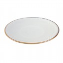 Olympia Drift grijze effen coupeborden 230mm – set van 6