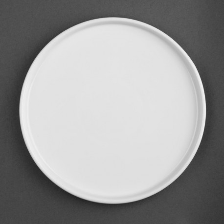 Olympia Whiteware platte ronde borden 270mm (4 stuks) – wit porselein