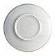 Olympia Drift grijze coupe borden met reliëf – 220mm porselein (6 stuks)