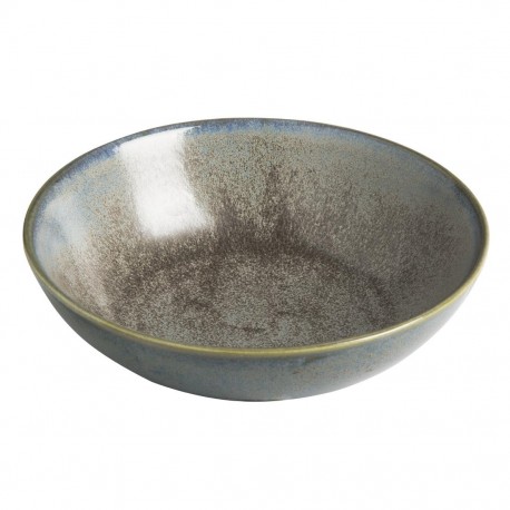 Olympia Ember Blue Coupe Bowls 200mm porseleinen kommen (4 stuks)