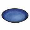 Olympia Luna Middernachtblauw Bord 205 mm – Steengoed (4 stuks)