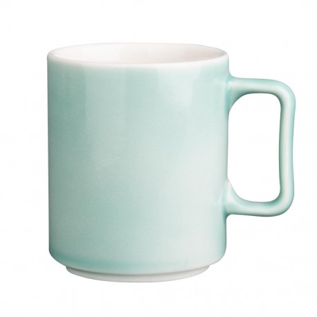 Olympia Fondant Mokken Mint Groen 340ml – Porselein (Set van 6)