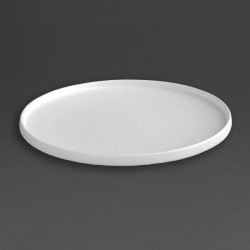 Olympia Salina Platte Borden 304 mm Porselein Wit – Set van 4