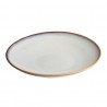 Olympia Drift Grey Plain Coupe lage kom 260mm - set van 4 - Porselein Grijs
