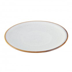 Olympia Drift Grijze Effen Coupe Borden 180mm – Set van 6