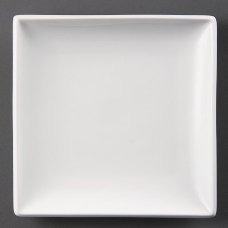 Olympia Whiteware Vierkante Borden 24cm – Porselein Wit (12 Stuks)
