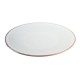 Olympia Drift Grijze Effen Coupeplaat 280mm (4 Stuks) - Porselein
