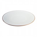 Olympia Drift Grijze Effen Coupeplaat 280mm (4 Stuks) - Porselein
