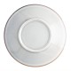 Olympia Drift Grijze Effen Coupeplaat 280mm (4 Stuks) - Porselein