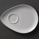 Olympia Whiteware Snackschotel 240mm – Porseleinen Bord Wit (12 Stuks)