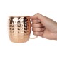 Olympia Gehamerde RVS Mok Koper Gecoat - 440ml
