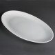 Olympia Whiteware Diepe Ovale Schaal 50cm - Porselein Wit