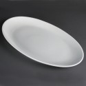Olympia Whiteware Diepe Ovale Schaal 50cm - Porselein Wit