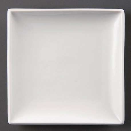 Olympia Whiteware Vierkante Borden 29,5 cm – Wit Porselein (Set van 6)