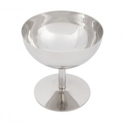 Olympia Steel Sundae Beker - 250ml | RVS Coupe
