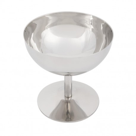 Olympia Steel Sundae Beker - 250ml | RVS Coupe