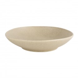 Olympia Build A Bowl Platte Kom Aardebruin 25x4,5cm - Steengoed (Set van 4)