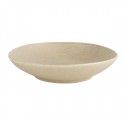 Olympia Build A Bowl Platte Kom Aardebruin 25x4,5cm - Steengoed (Set van 4)