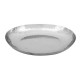 Olympia Gehamerde Ovale Schaal RVS - 280x230mm Zilver