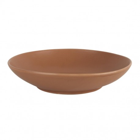 Olympia Build A Bowl platte kom cantaloupe 25x4,5cm – set van 4 stuks