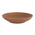 Olympia Build A Bowl platte kom cantaloupe 25x4,5cm – set van 4 stuks