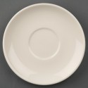 Olympia Ivory stapelbare schotels (12 stuks) - Crème Porseleinen Schotel