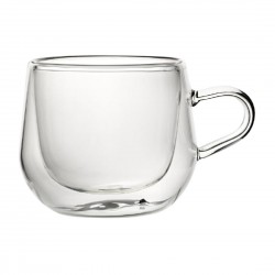Utopia Dubbelwandige Boeddha Mok 39cl – Set van 6 – Helder Glas