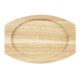 Olympia Hevea Houten Onderbord voor Ovale Gietijzeren Schotel FW817 – 260x165mm
