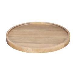 Olympia Acaciahouten Rond Bord 250mm – Bruin Houten Serveerplank