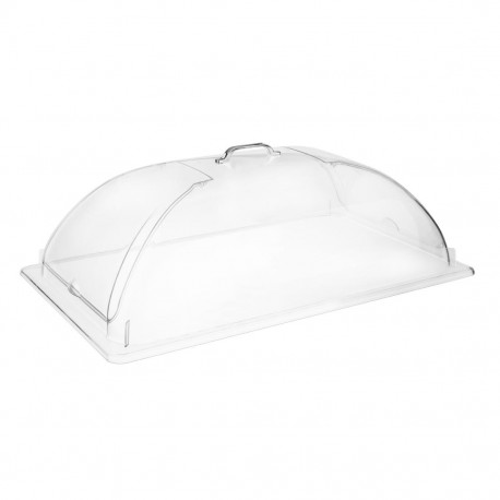 Olympia Kristallon PC Koepeldeksel GN 1/1 – Polycarbonaat, Helder, 535x333x180mm