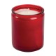 Bolsius Starlight Kaars Rood – 8 Stuks Glazen Kaarsenpot