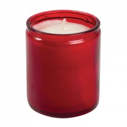 Bolsius Starlight Kaars Rood – 8 Stuks Glazen Kaarsenpot