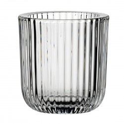 Utopia Hayworth Kandelaars 70 mm (6 stuks) - Heldere Kaarsenhouders van Natronkalkglas