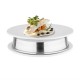 Vogue aluminium platenring 20 cm – zilveren bordenring voor stijlvolle presentatie