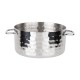 Olympia Mini Serveerpan Gehamerd RVS 460ml - Presentatie Braadpan Zilver