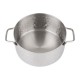 Olympia Mini Serveerpan Gehamerd RVS 460ml - Presentatie Braadpan Zilver