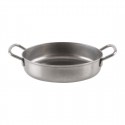 Olympia Vintage Presenteerschaal met Dubbele Handgreep 150mm - RVS Zilver