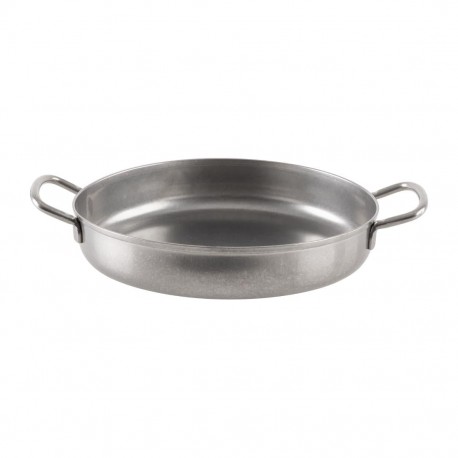Olympia Tafelpresentatie Vintage Schaal met Dubbele Handgreep 180mm RVS Zilver